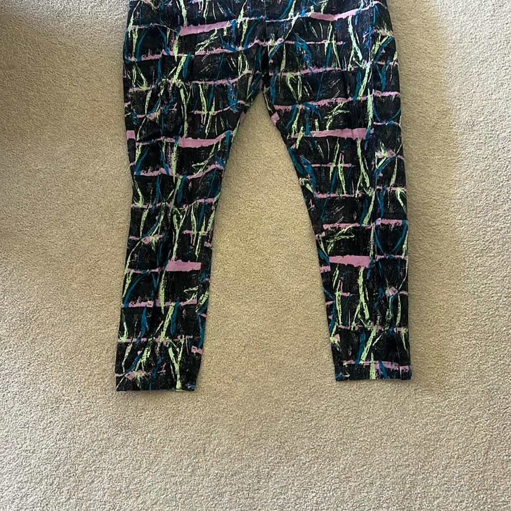 Colorful Abstract Patterned Pants - Picture 2 of 5